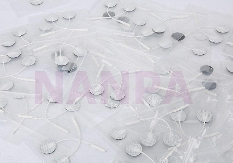 50 Pairs Round Replacement Microcurrent Electrodes For Body Toning Body Slimming