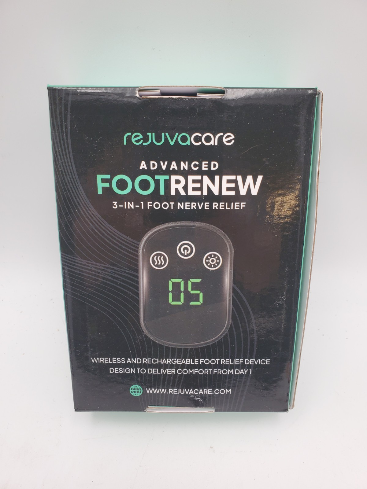 NEW Rejuvacare Foot Renew Triple Method Foot & Ankle Massager