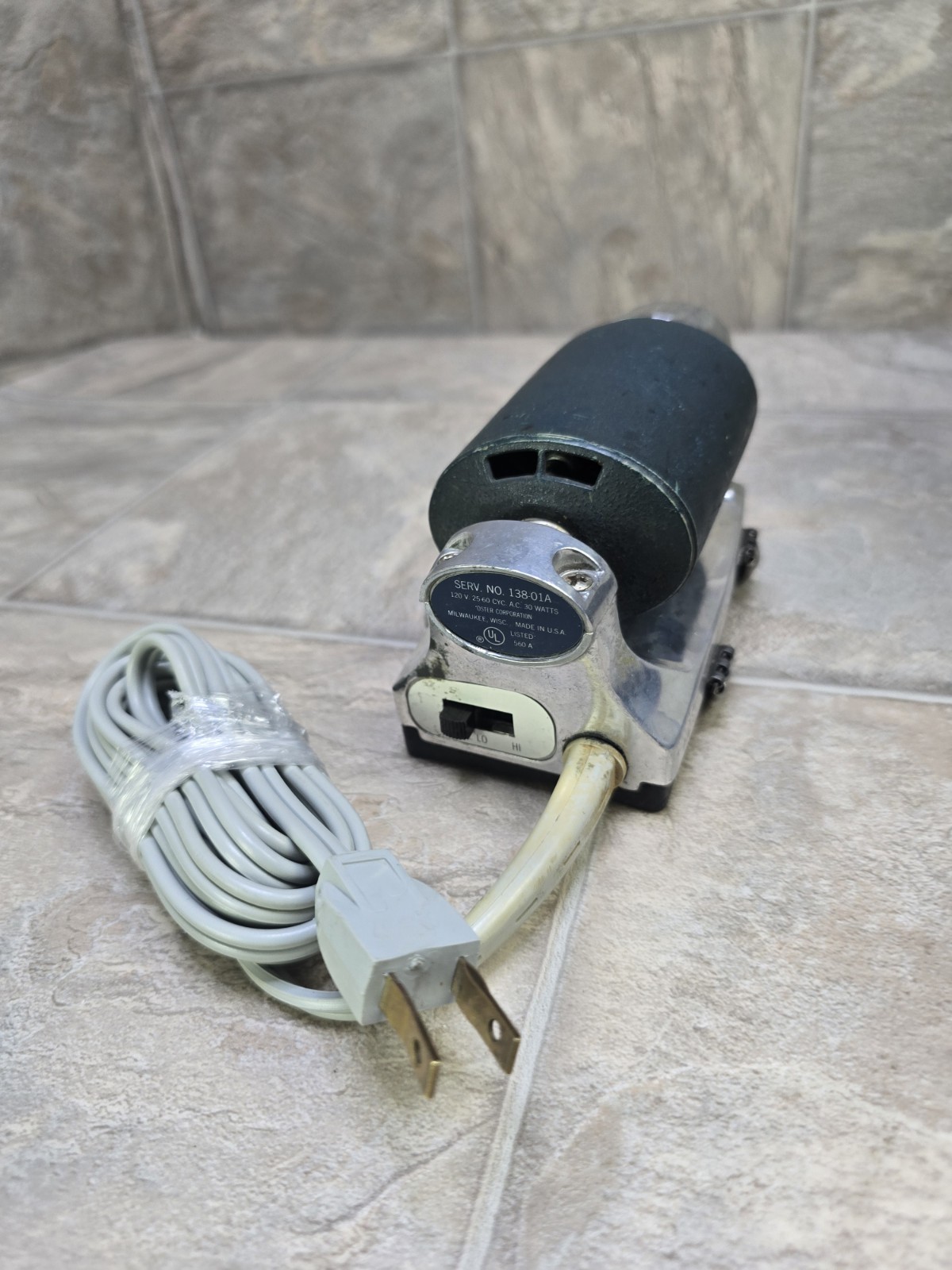 WORKING – Oster Imperial 138-01A Two Speed Massager Made In USA – FREE SHIP