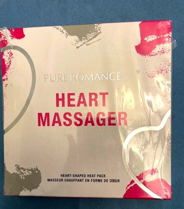 Pure Romance Heart Massager Warming Reheatable Heat Pack