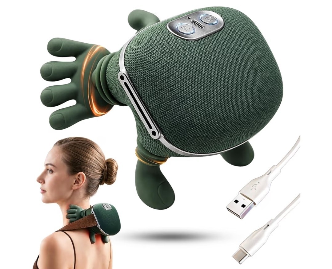 The Handiva Massager With Heat Neck Massagers, Deep Tissue 3D Kneading Shiatsu