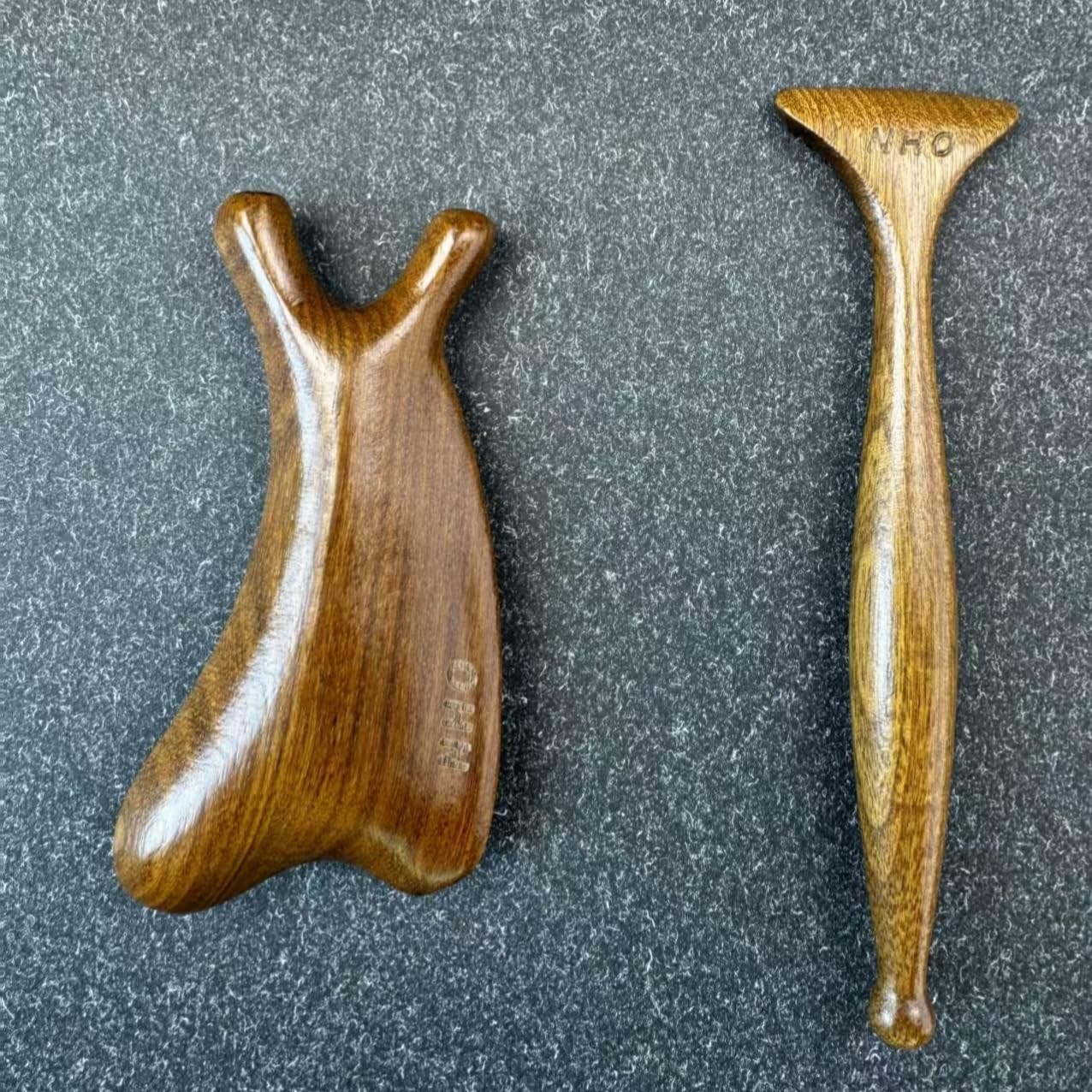 2-in-1 Sandalwood Gua Sha Tool Fascia Scraper & Lymphatic Drainage for Face, …