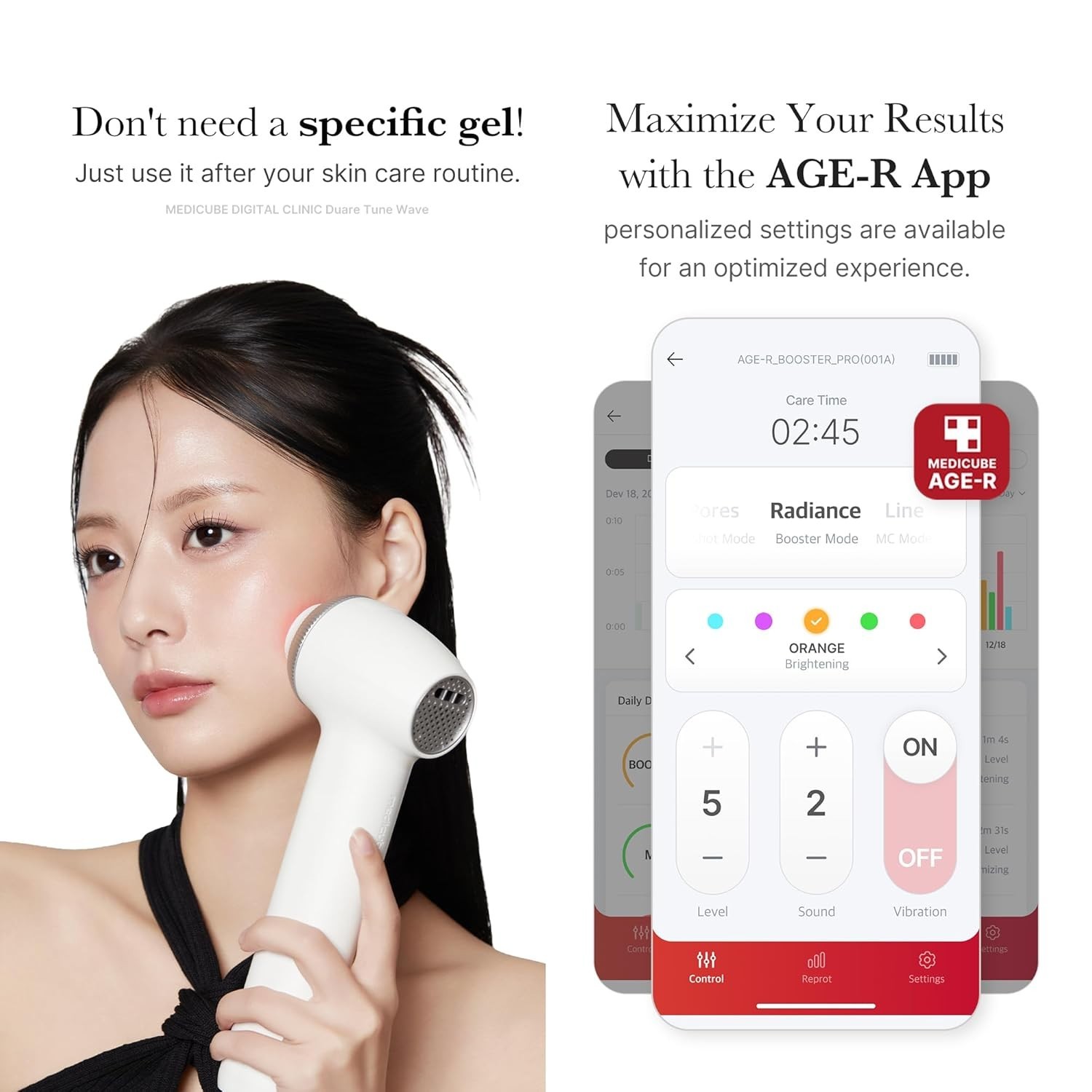Medicube Age-R Ultra Tune 40.68 Beauty Device, Free Biodance Hydro Ceranol Mask