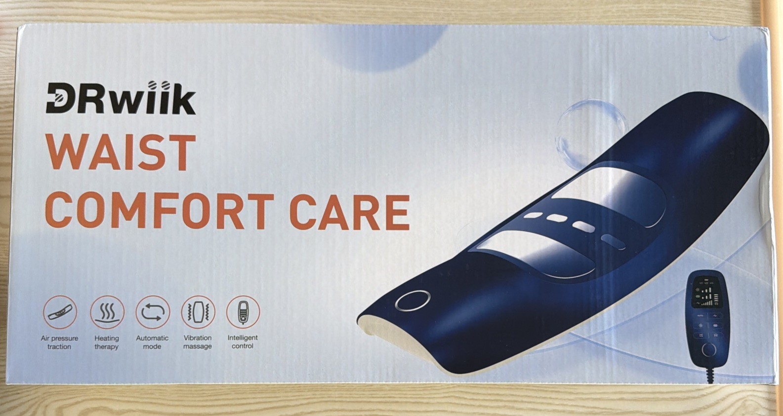 DRwiik Waist Comfort Care Lumbar Massager – Electric Air Traction Stretcher…..