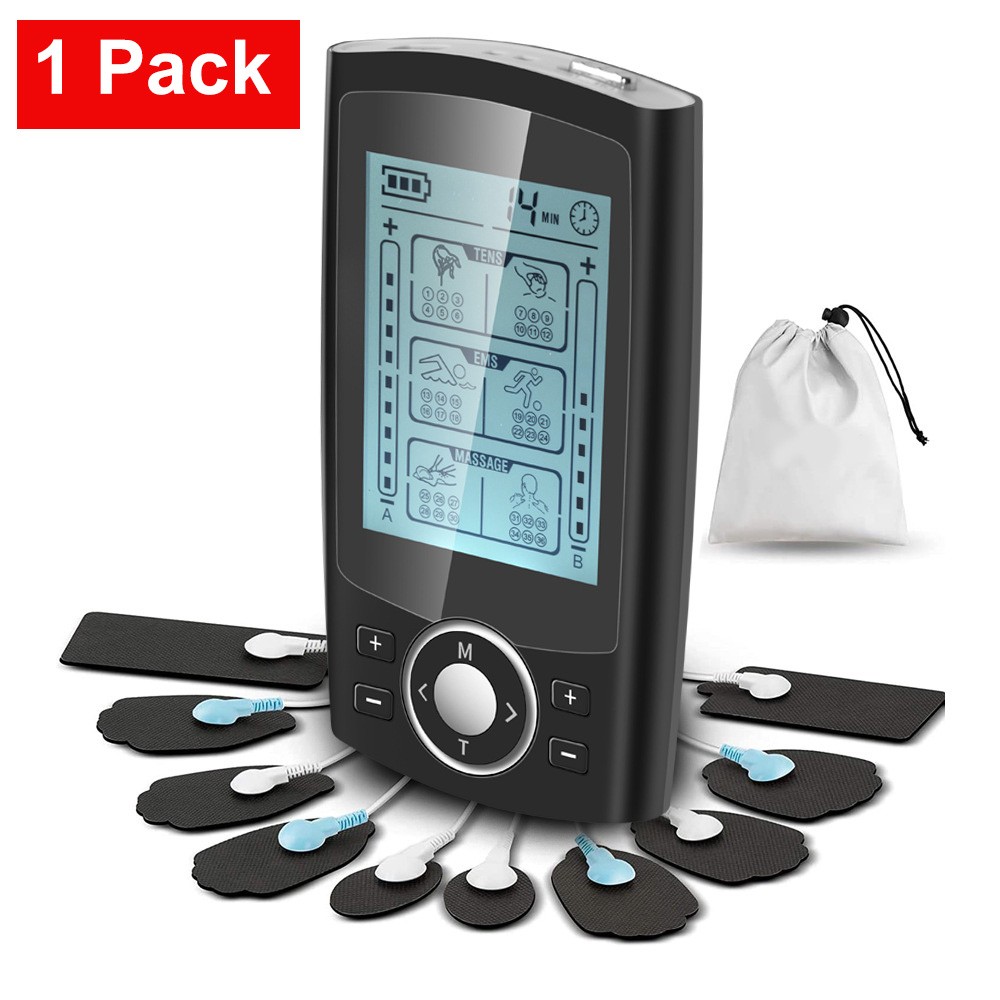 36 Modes Tens Unit Muscle Therapy Pain Relief Stimulator Machine Pulse Massager