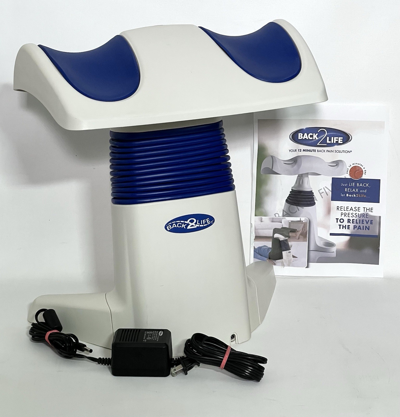 Back2Life Back 2 Life BL2002 Continuous Motion Massager Back Pain Solution EUC