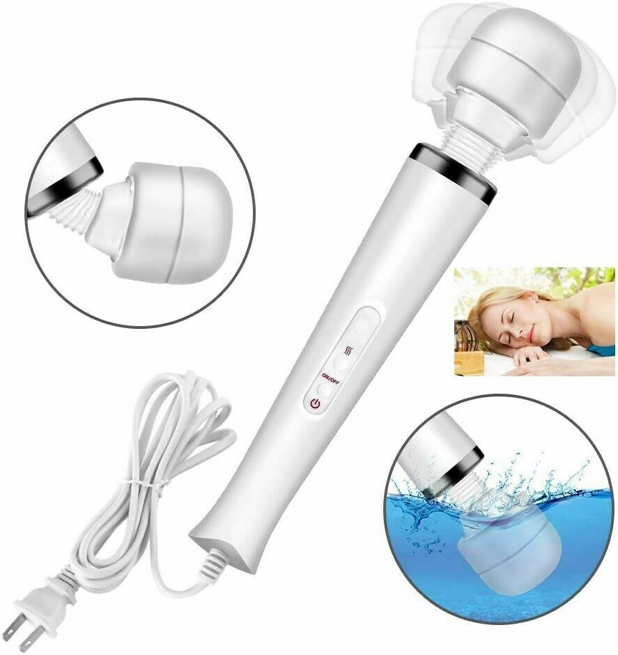 Multispeed Handheld Massager Vibrating Massage Body Therapy Motor 20 Speed