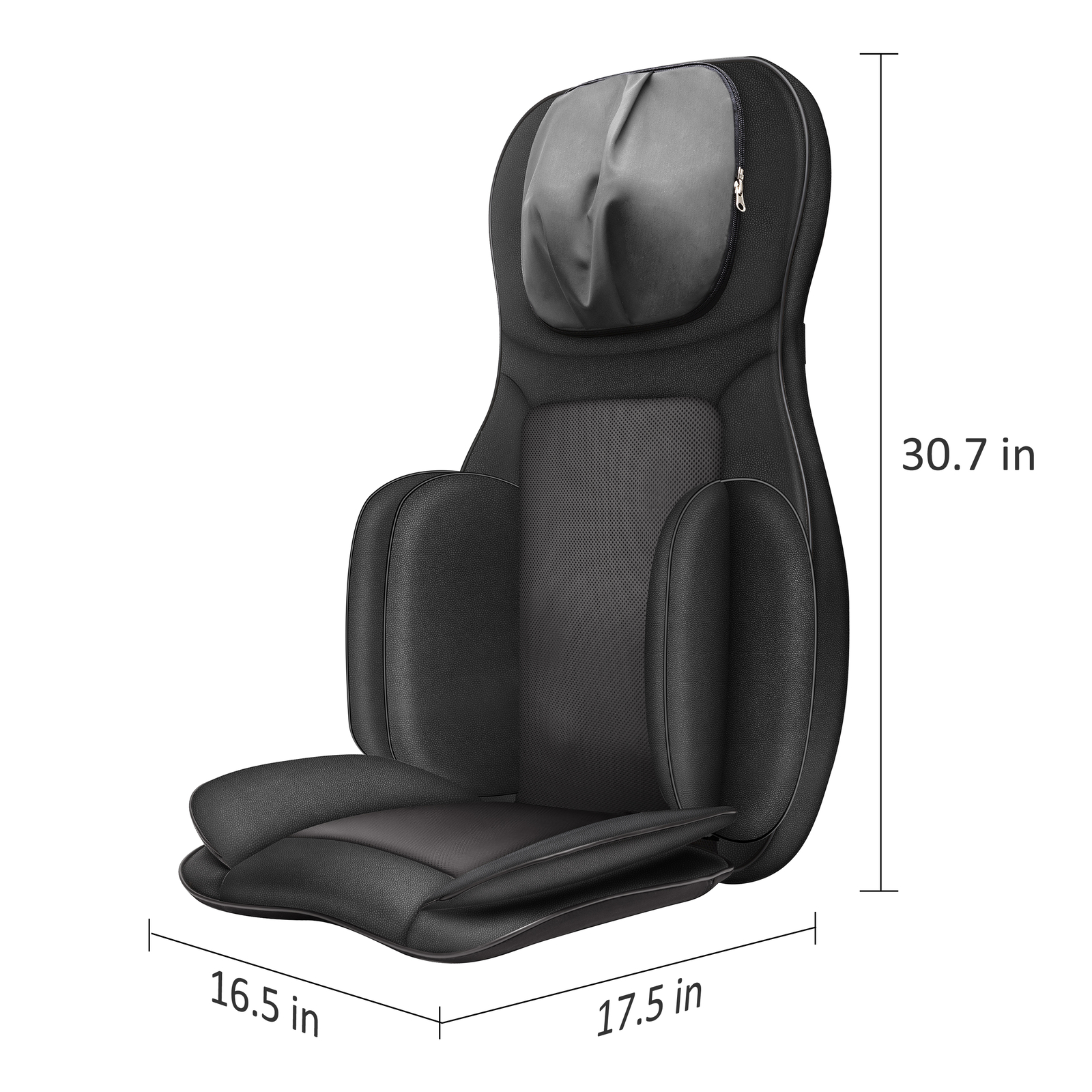 Snailax Full Body Massager with Heat Air Compress Kneading Shiatsu Massage Chair