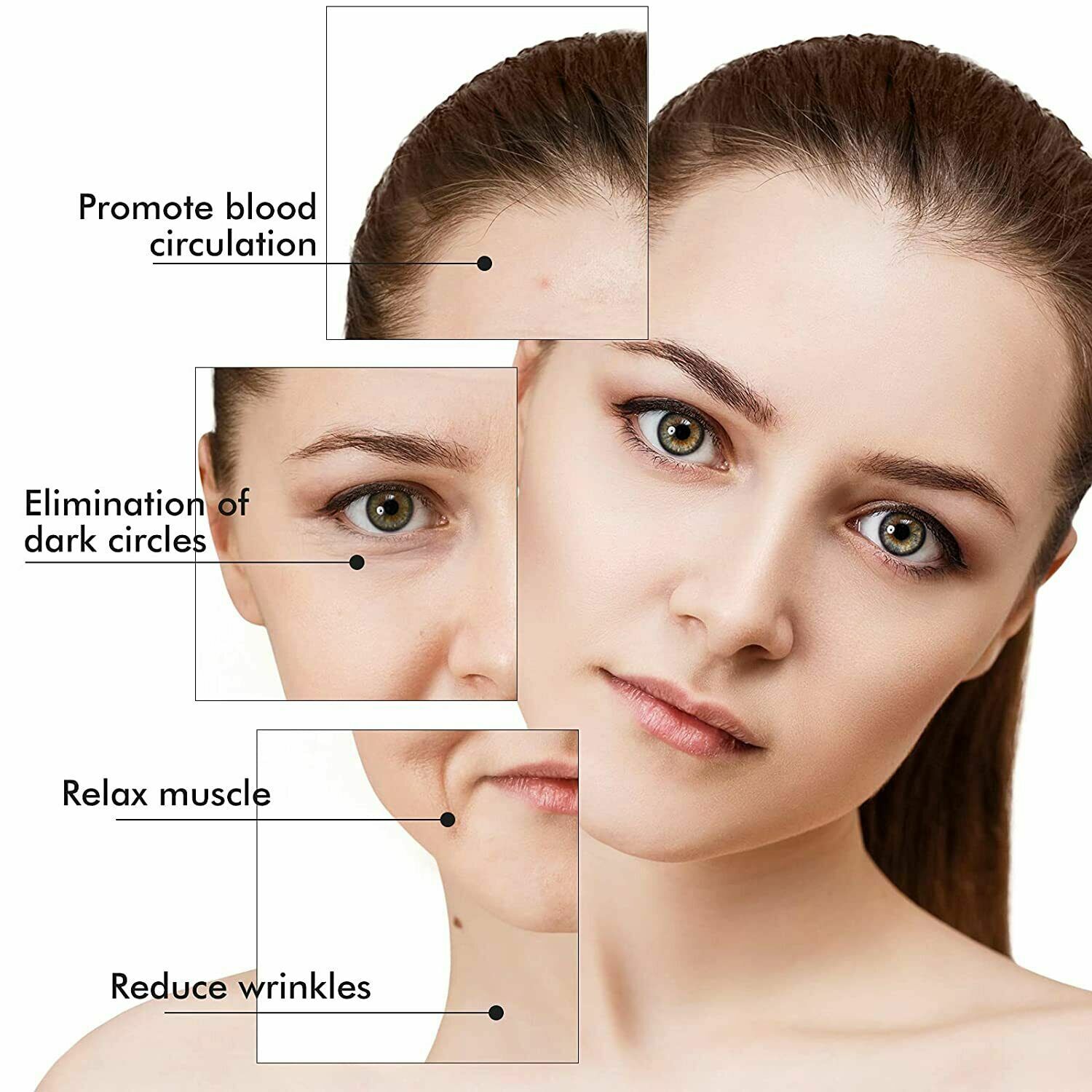 Facial Massage Jade Roller Slimming Face Body Eye Head Neck Beauty Best Tool