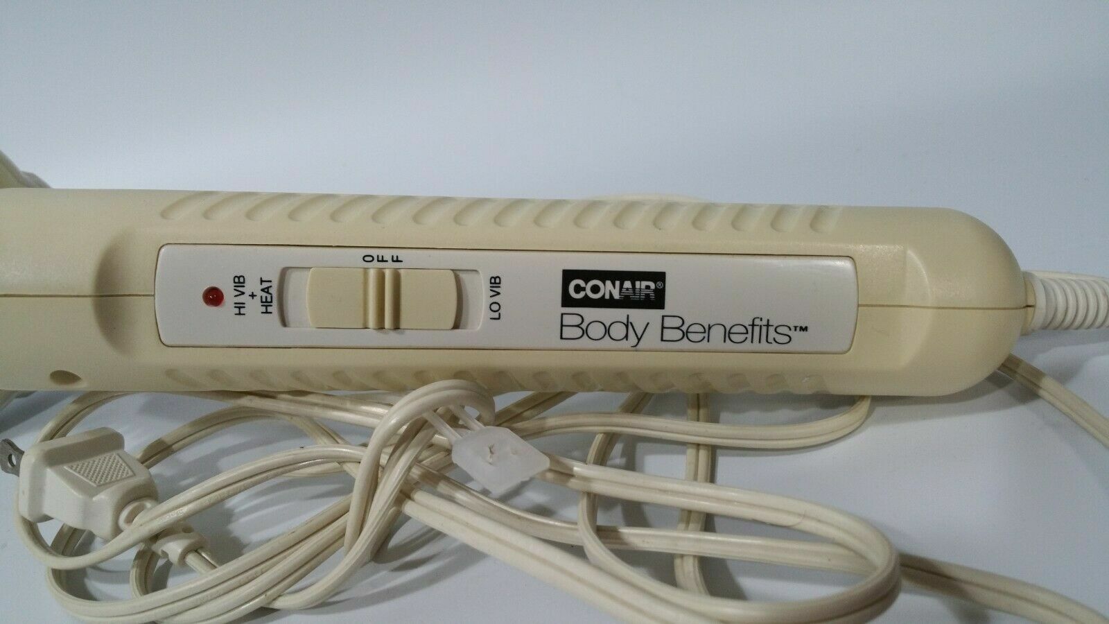 Conair Full Body Benefits Handheld Wand Massager 2 Speed with Heat Vibrate