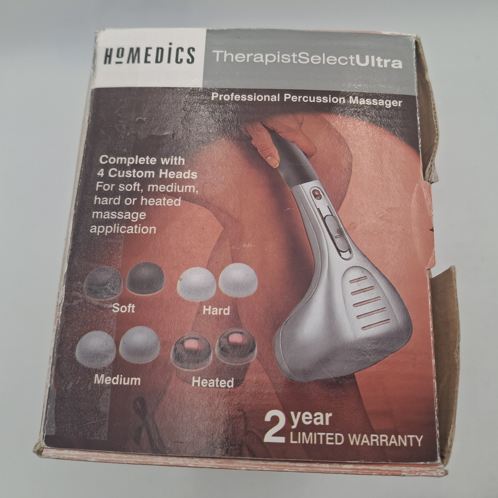 Homedics Model PA-100H Percussion Massager w/ Heat and Auto Width Adjustment