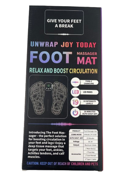 Phixnozar Foot Massager Mat–Foot Massager Pad–Foldable Feet and Calves Massage