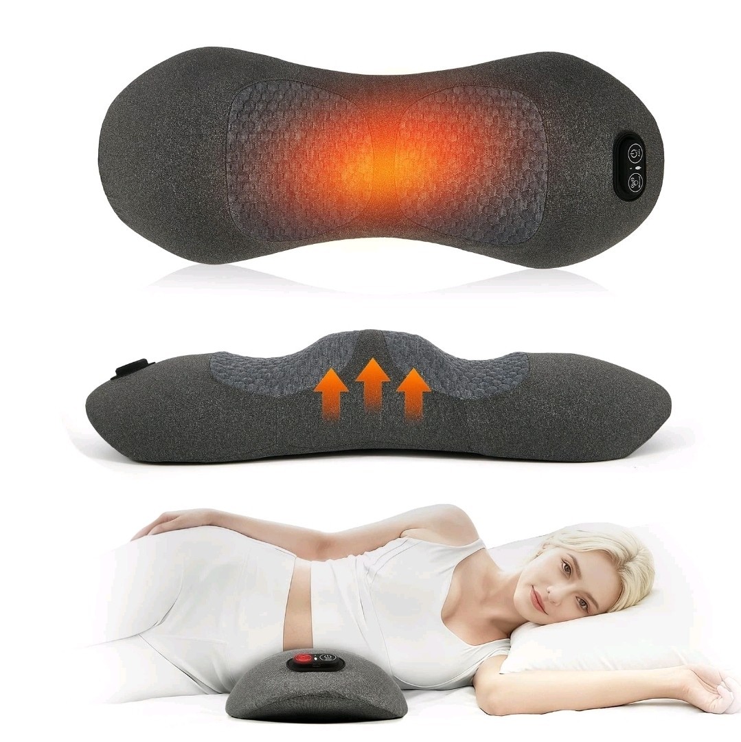 Triple Fusion Back Massager with Heat – Sciatica Relief, Spine Decompression