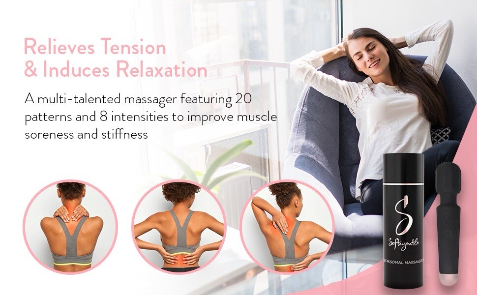 Introducing SoftnGentle’s rechargeable cordless personal massager in BLUE!