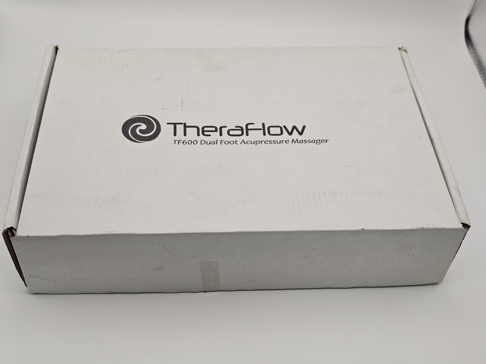 TheraFlow TF600 Dual Foot Acupressure Massager Wooden Reflexology Roller NEW