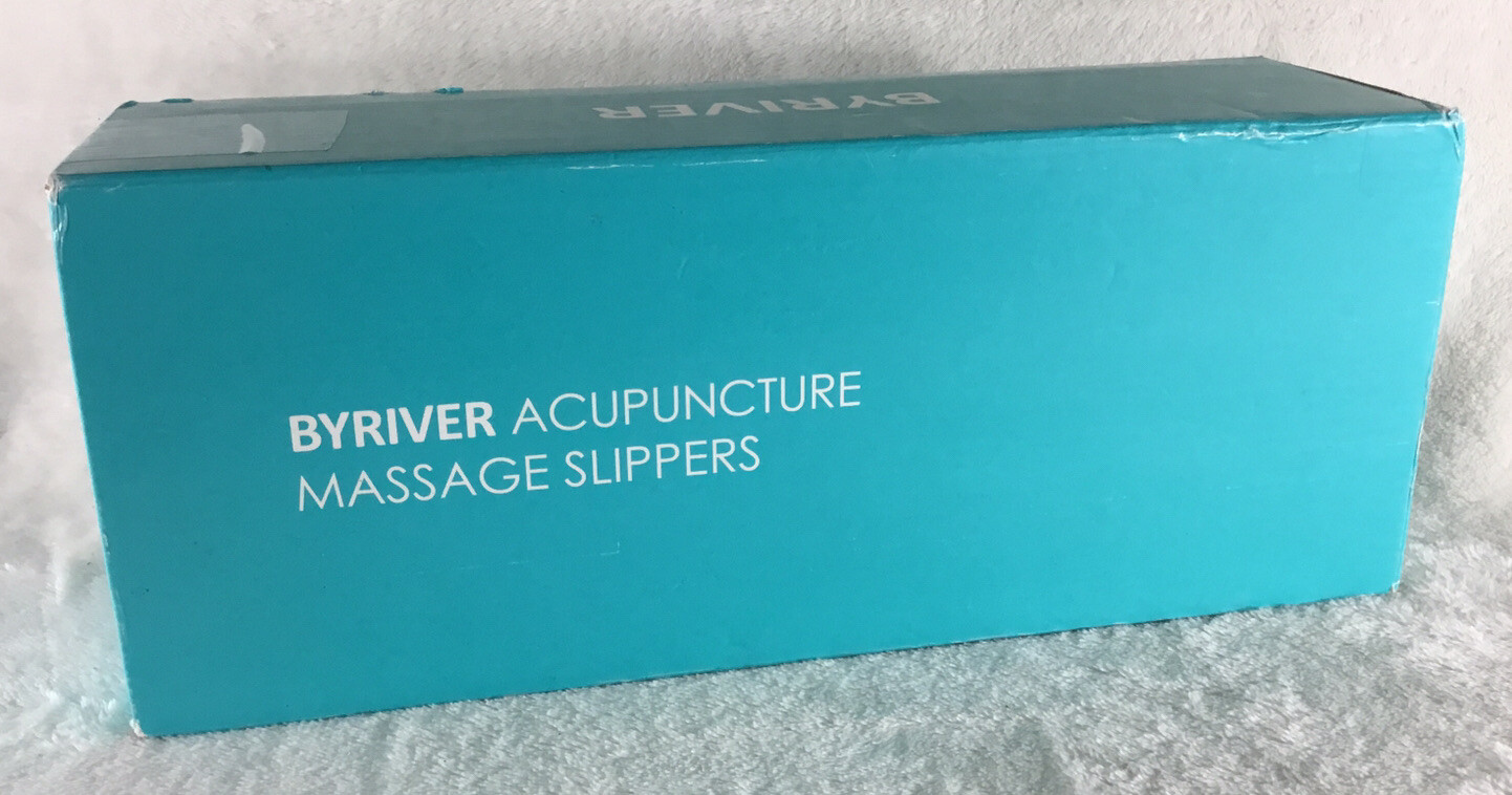 Byriver Massage Shoes Adult Large Acupressure Slides Sandals Shiatsu Pain Relief