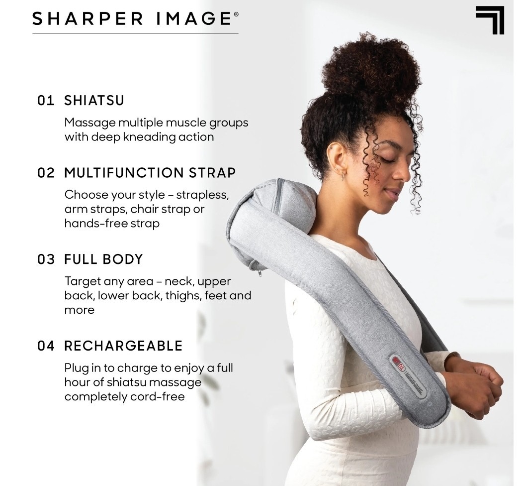 Sharper Image Shiatsu Full Body Multifunction Cordless Massager