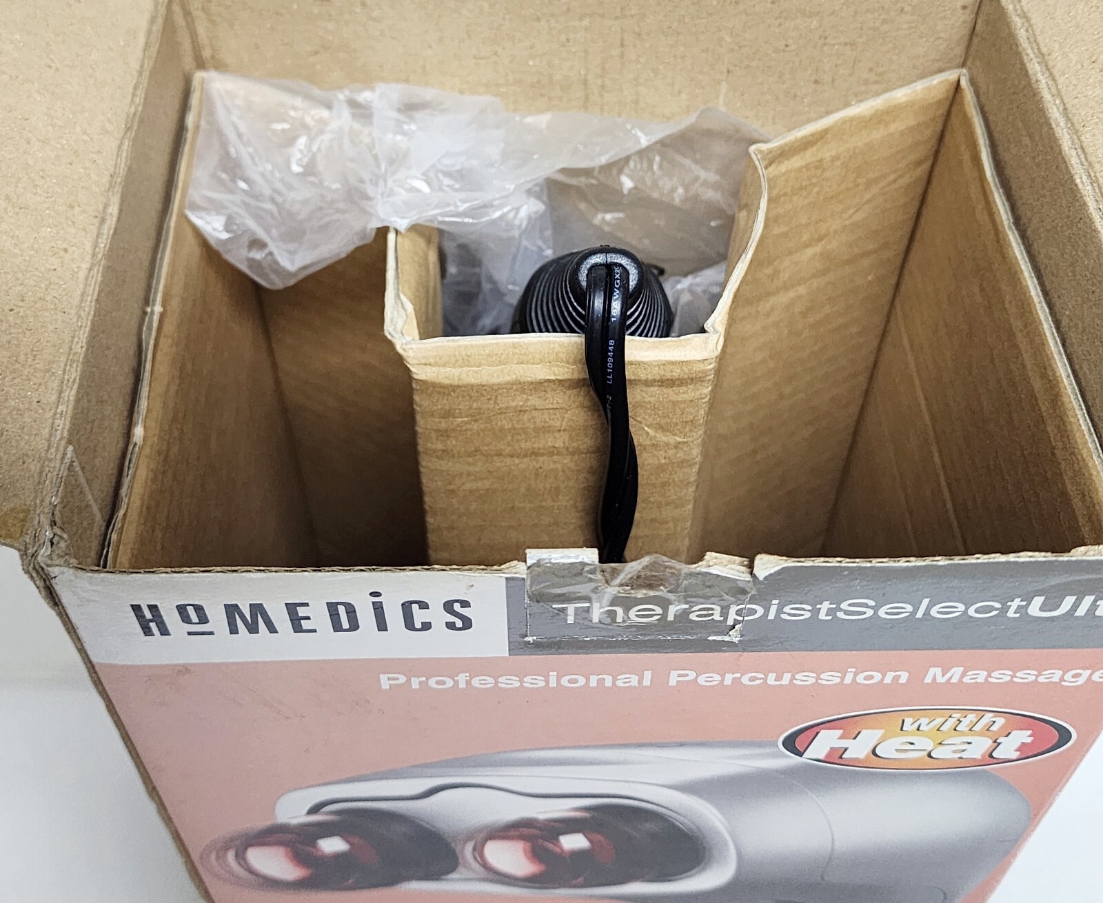 HoMedics Dual Head Percussion Action Plus Massager, PA-100H 4 Custom Heads
