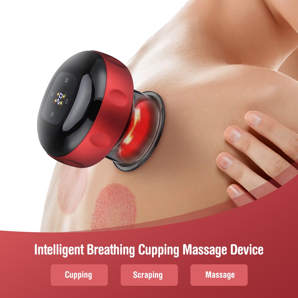 12 Grade Electric Suction Vacuum Cupping Massage Body Scraping Therapy Massager