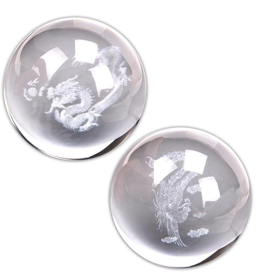 2Pcs Baoding Balls for Hand Therapy Chinese Health Balls,Exercise Stress Ball…