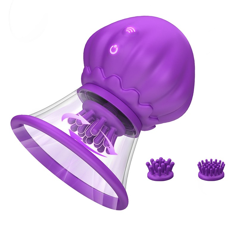 Breast Enhancer Sucker Enlarger Pump Jellyfish Suction Rotating Nipple Massager