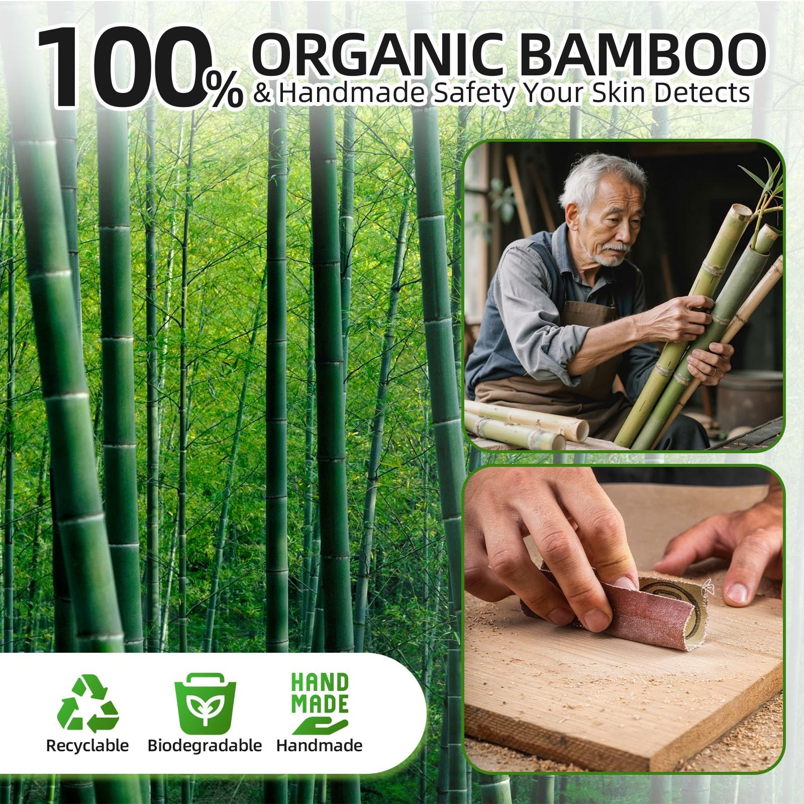 2 Pack 16.5 Inch Natural Bamboo Wood Back Scratcher Body Relaxation Massager