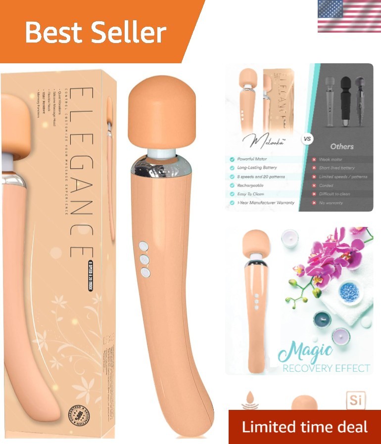 Brand New Therapeutic Personal Massager – Handheld, Cordless, Powerful Wand -…