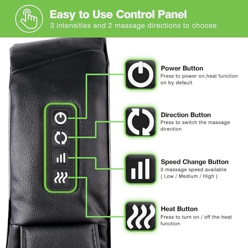 COTSOCO NECK MASSAGER,SHIATSU BACK MASSAGER WITH HEAT,COTSOCO – – Scratch & Dent