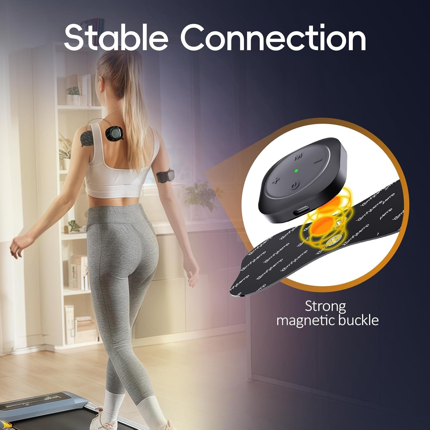 Wireless TENS Unit 30 Modes Muscle Stimulator W/ Remote Pain Relief Rechargeable