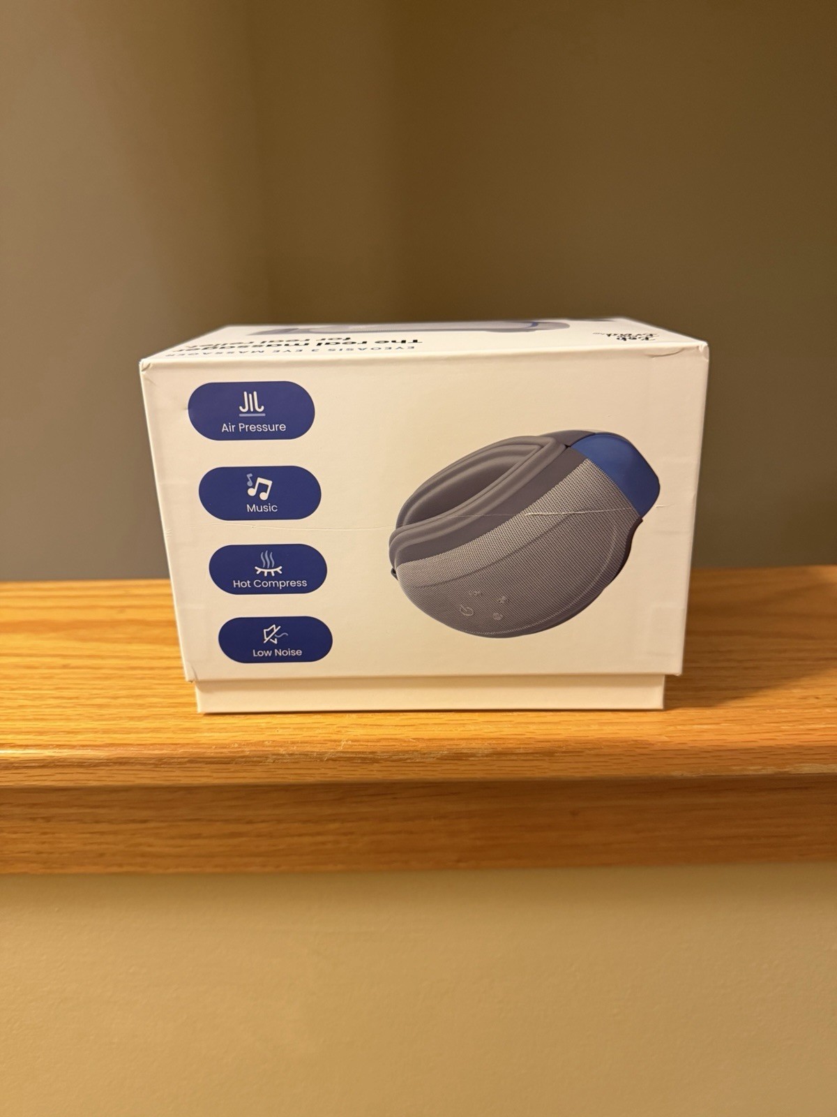 Bob and Brad EyeOasis 3 Eye Massager Heat/Cooling Air Compression Gray