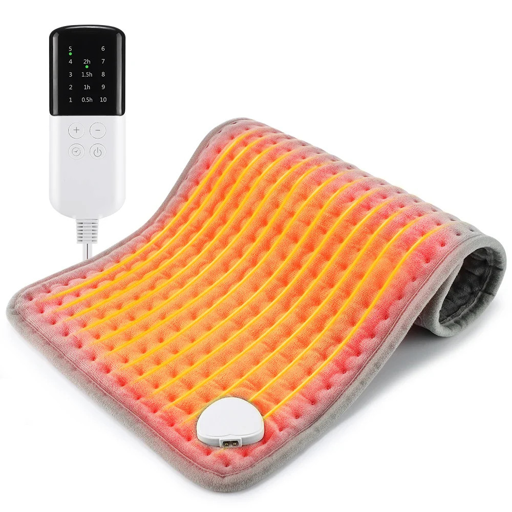 58x29CM Heating Pad 10 Level 4 Mode Timing Heating Blanket Winter Warm Keeping L