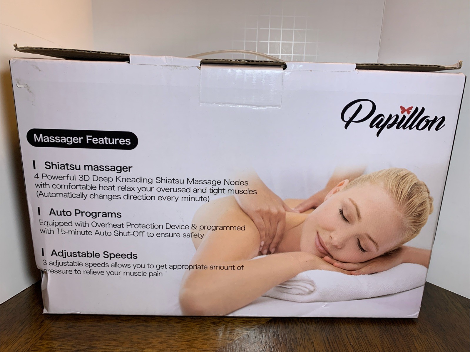 Papillon Shiatsu Neck Back Massager