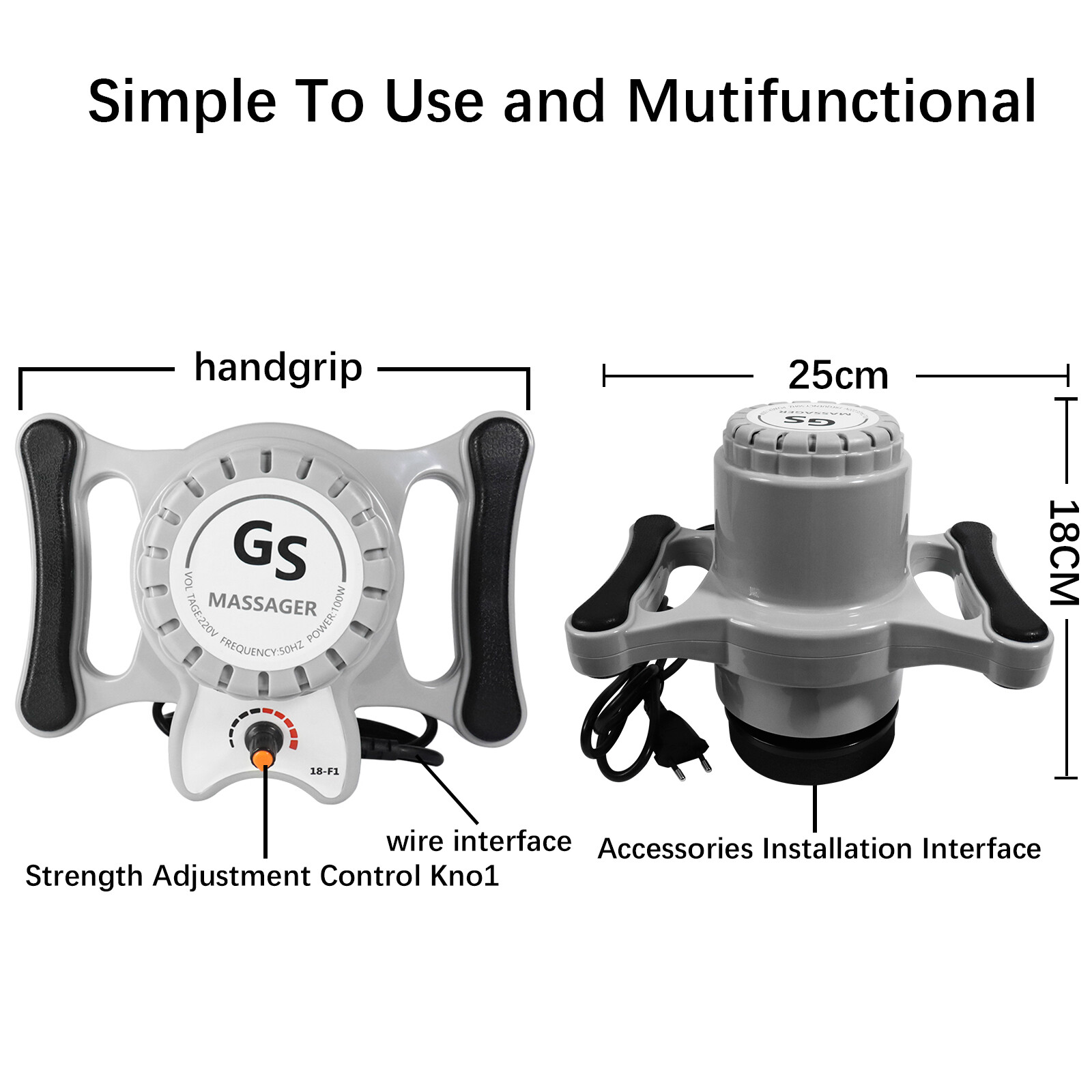 Electric g5 Vibration Cellulite Reduce Machine Muscle Stimulator Body Massager