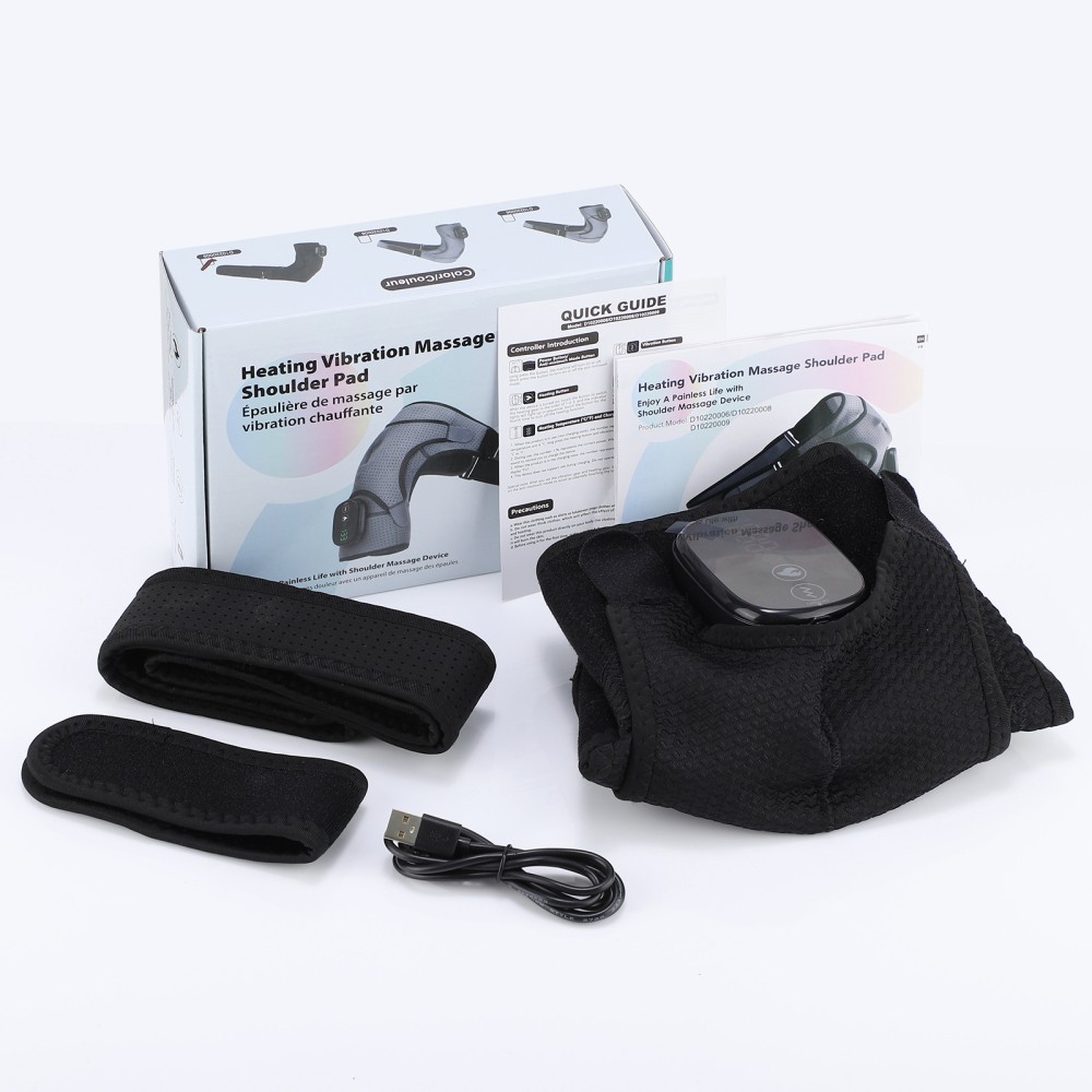 Shoulder Massager Heating Vibration Rotator Cuff Shoulder Brace for Pain Relief