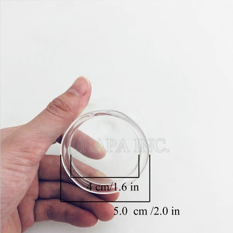 5cm Glass Vacuum Suction Cupping Cups For Vacuum Therapy Spray Beauty Machine