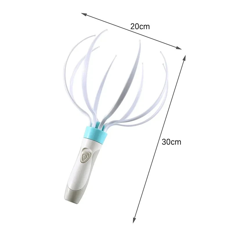Electric Scalp Massager Head Scratcher Vibrating Octopus Hair Growth Relaxation