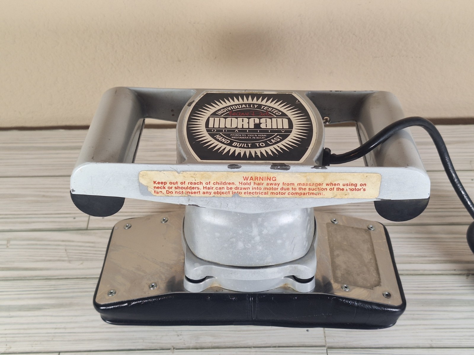 MORFAM Deep Tissue Master Massager Jeanie Rub Made in USA TESTED WORKS