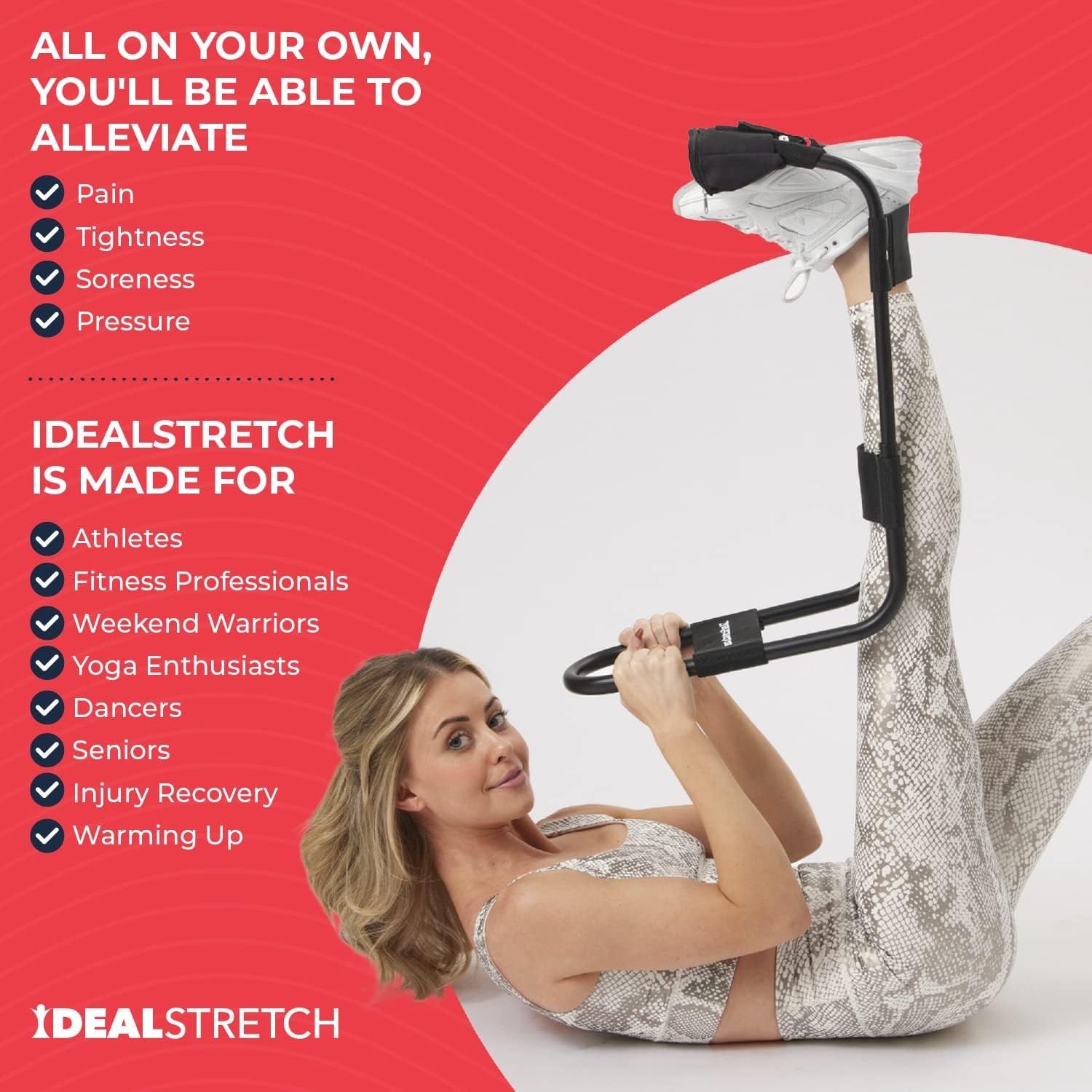 Leg Stretcher Hamstring Stretcher Hip Stretcher Lower Back Stretcher & Calf