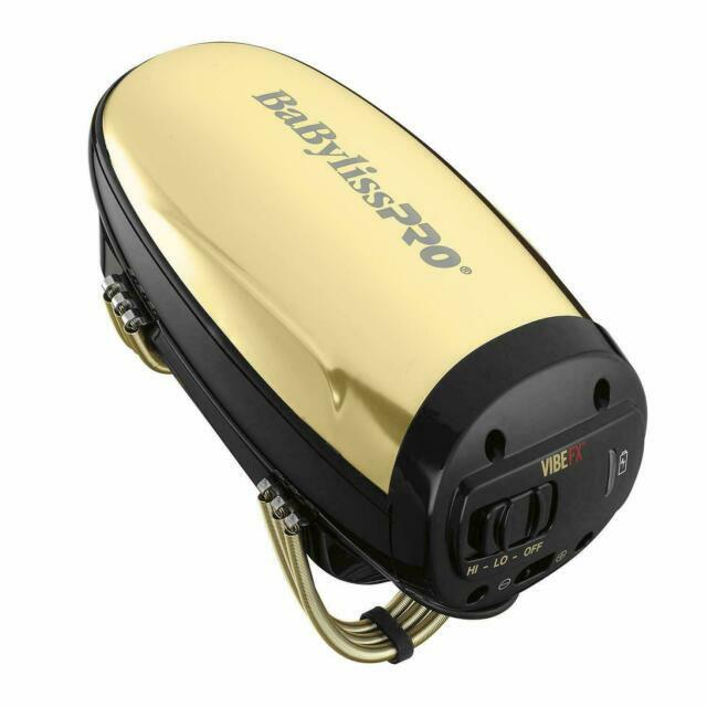 BaByliss PRO VIBEFX Cord/Cordless Hand Massager – FXSSMG – Gold