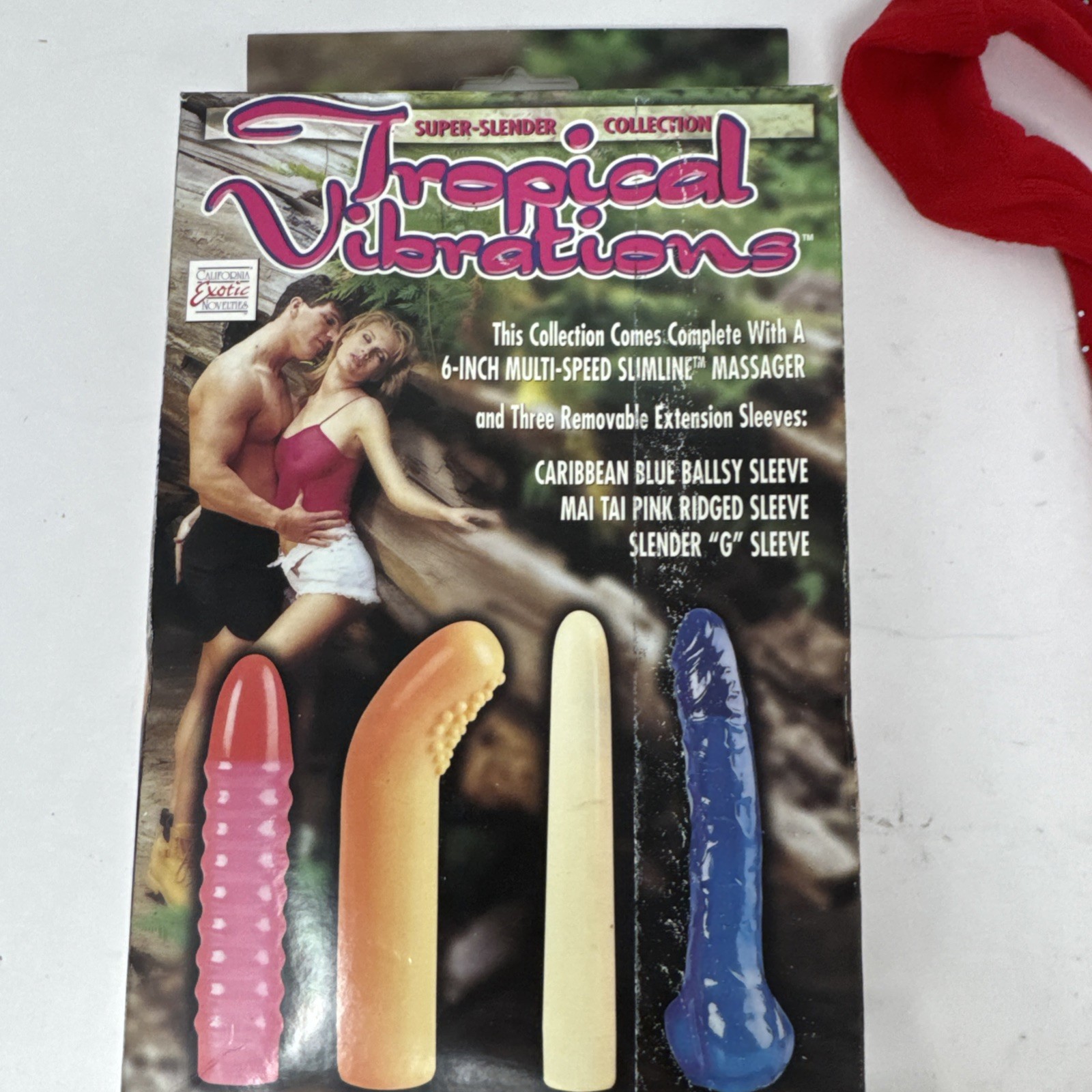 Bundle Red Rhinestone Dress + Personal Massager Sets New Adult Gift Lot