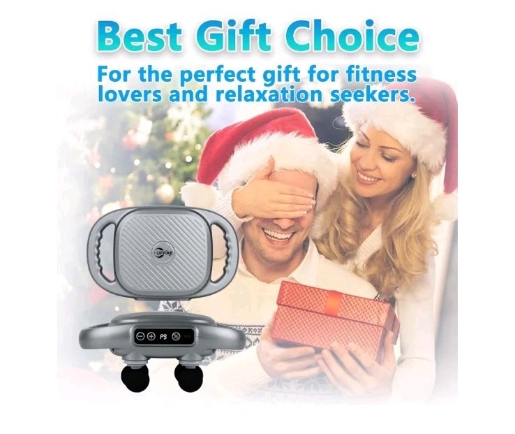 UFFAE 6 Head Massage Gun Deep Tissue with 9 Levels & 9 Modes YM-K60 – Gray