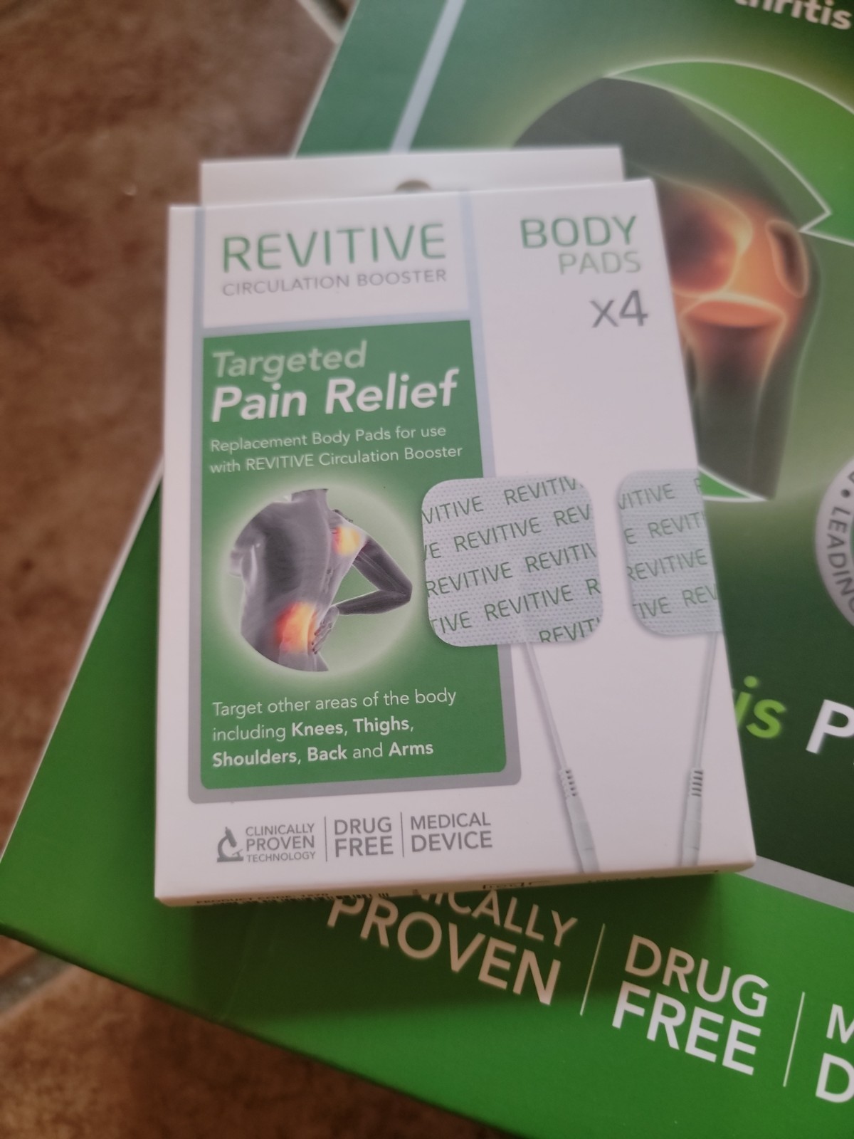 Revitive Arthritis-Knee Circulation Booster Model 2836AB Leg Massager EMS TENS