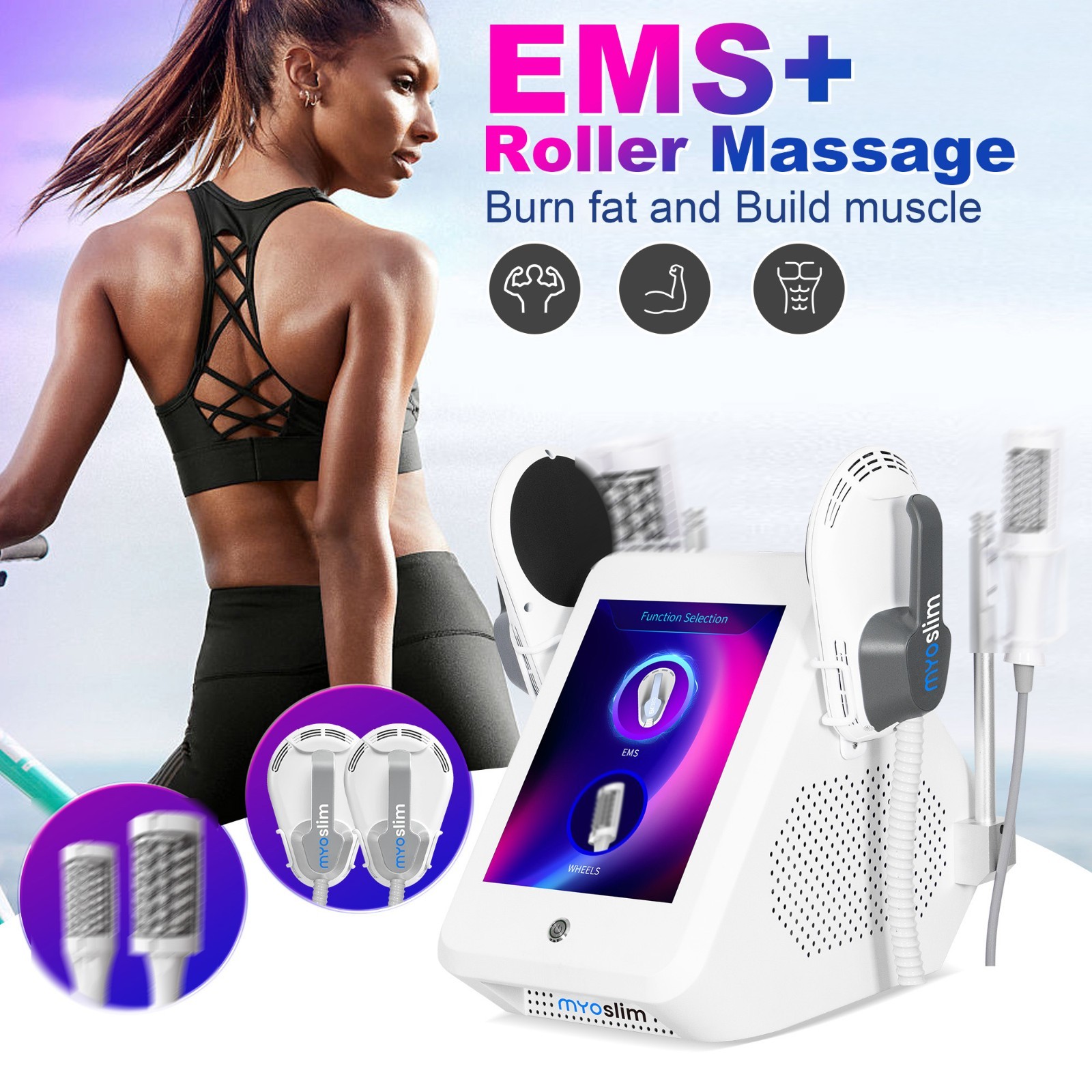 Nova MYOslim Neo Roller 2-in-1 Body Sculpting Slimming Fat Burning Loss Machine
