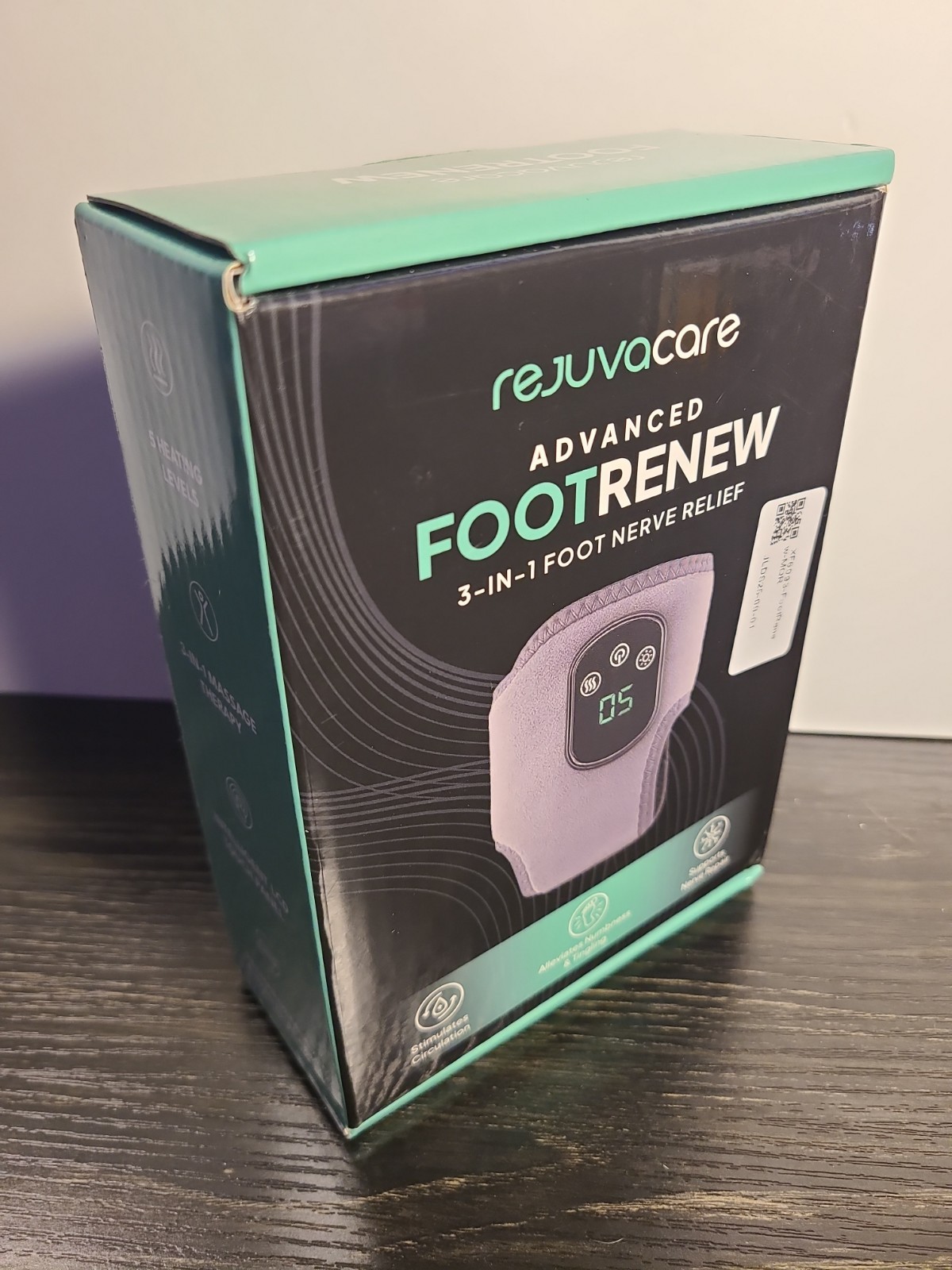 Rejuvacare Foot Renew 3-in-1 Nerve Relief Method +Ankle Massager