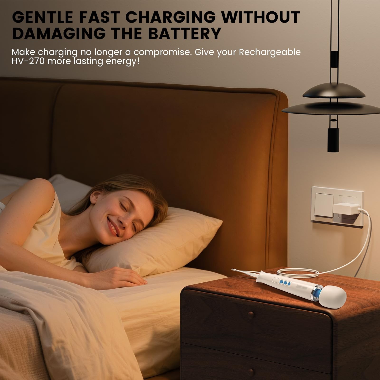HV270 Charger Replacement Compatible with Hitachi Magic Wand HV-270 Rechargea…