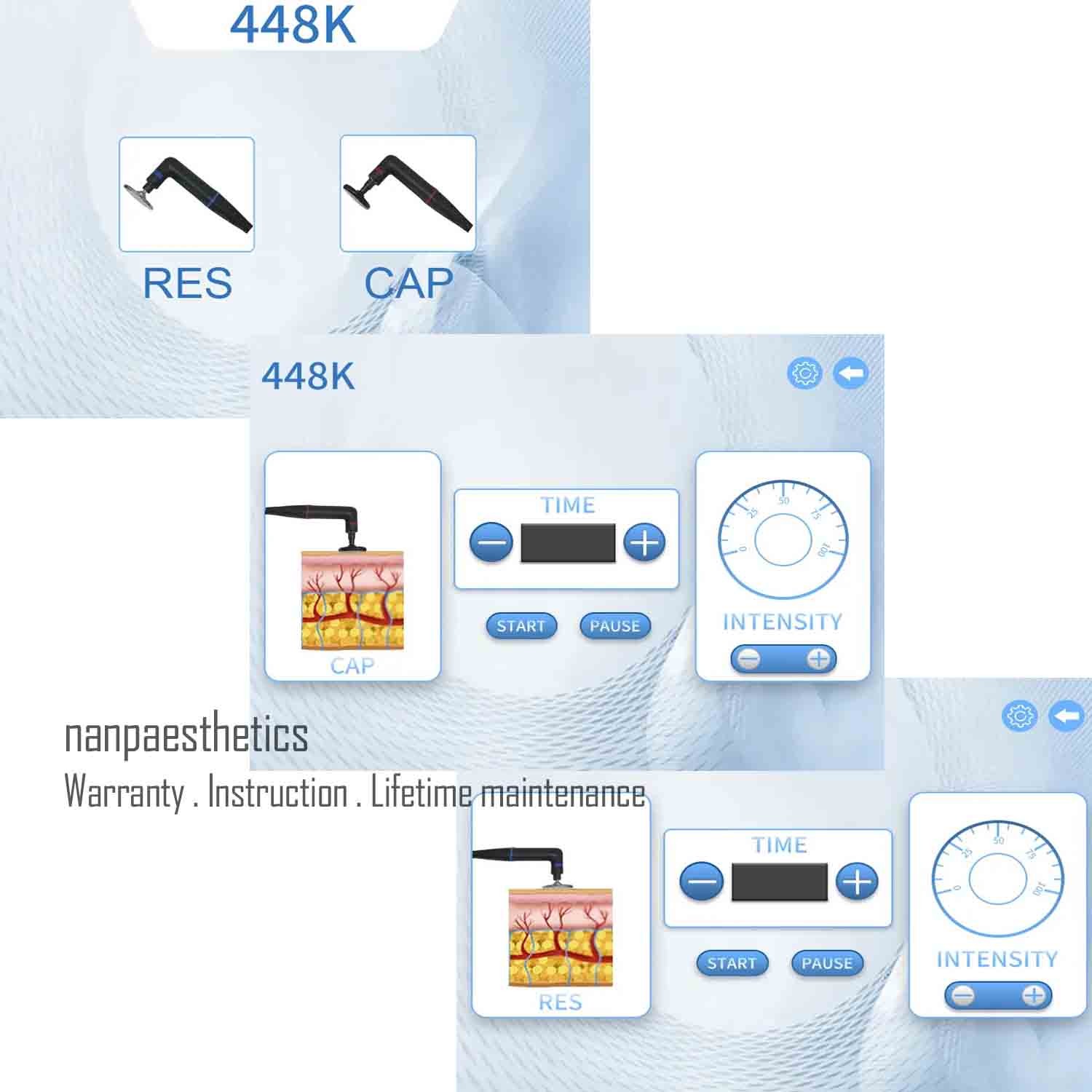 Tecar Therapy Machine RET CET Pain Relief Body Shaping Skin Lifting Tightening