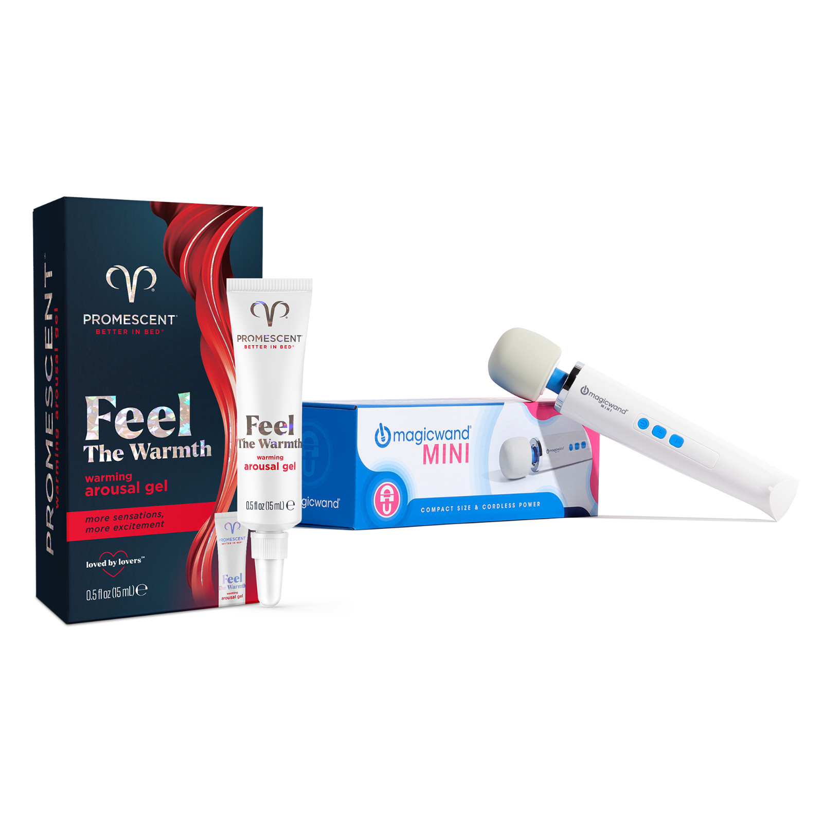 Hitachi Magic Wand Mini Rechargeable Massager by Vibratex +Lubricant For Women