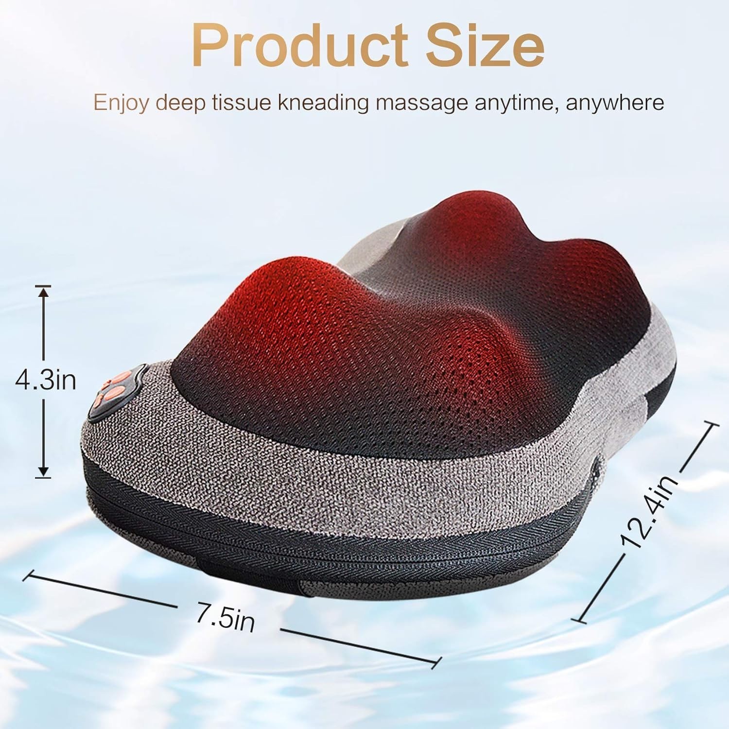Papillon Shiatsu Back Massager with Heat,Fathers Day Dad Gifts for Men, Dad, Dee