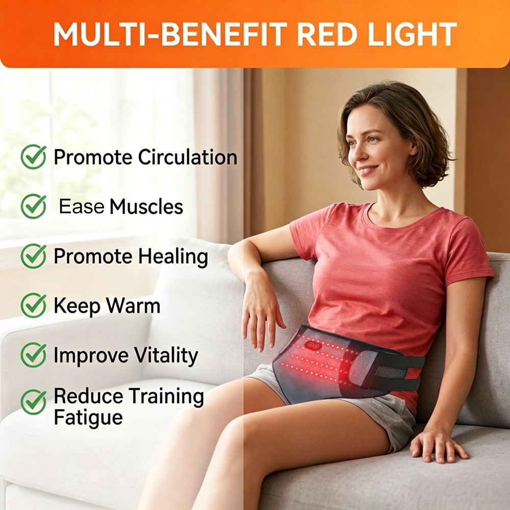 Menstrual Period Heating Pad for Abdomen Pain and Cramps Relief 3 Vibration Mode