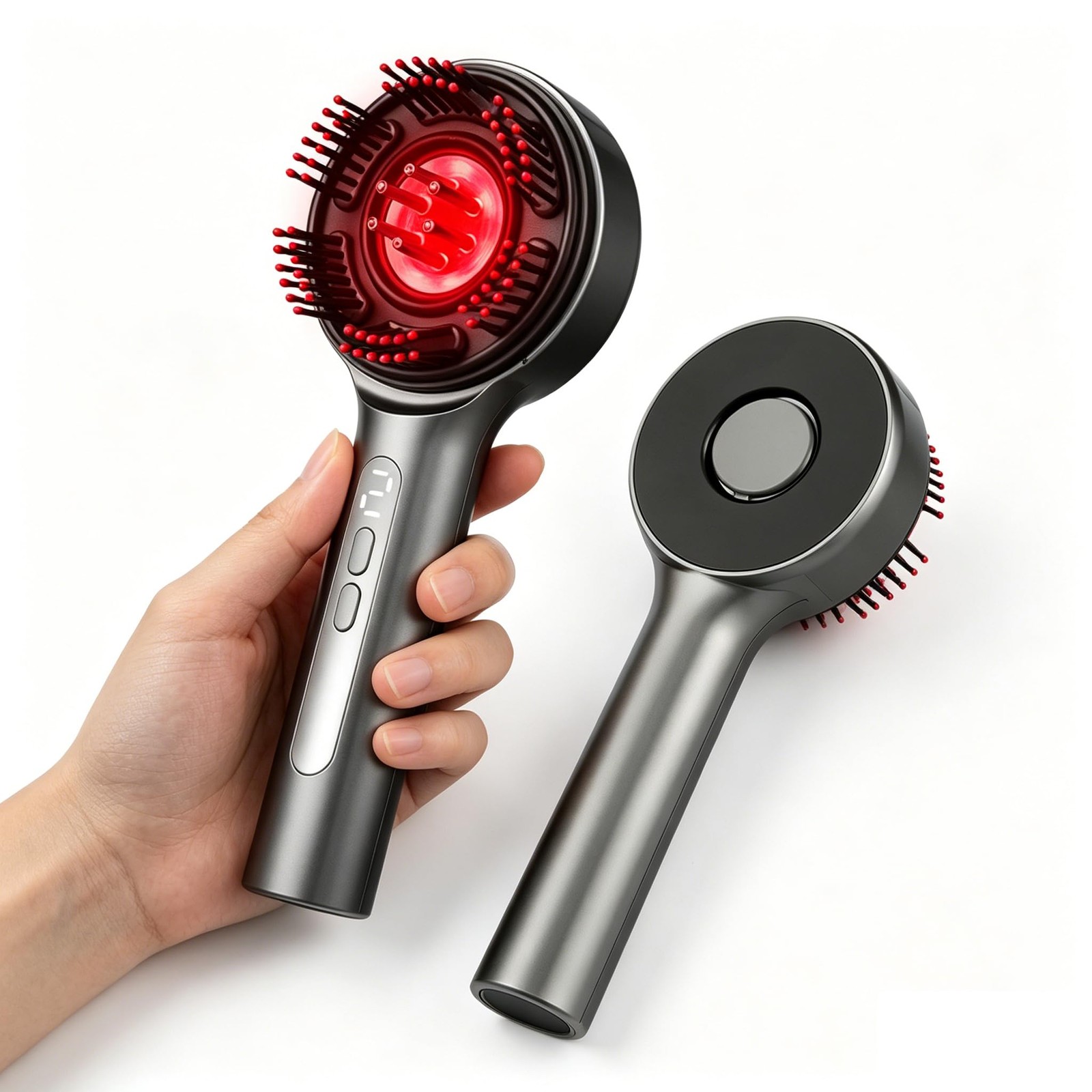 Electric Scalp Massager, 3-in-1 Hair Oil Applicator IPX7 Waterproof, Gentle S…